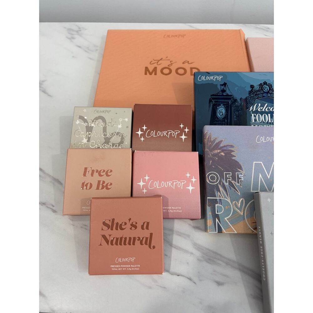 NEW Colourpop Bundle of 12 Eyeshadow Palettes - Picture 2 of 4